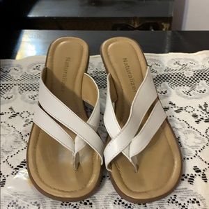 White naturalizer sandal